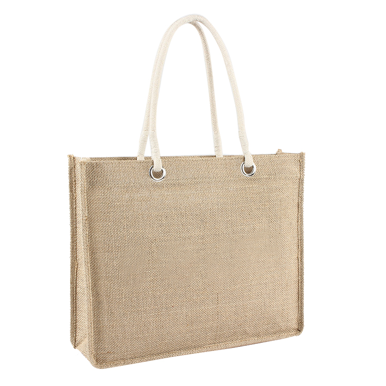 Wholesale custom eco friendly practical thicken cotton linen shopping tote bag Buy Product on